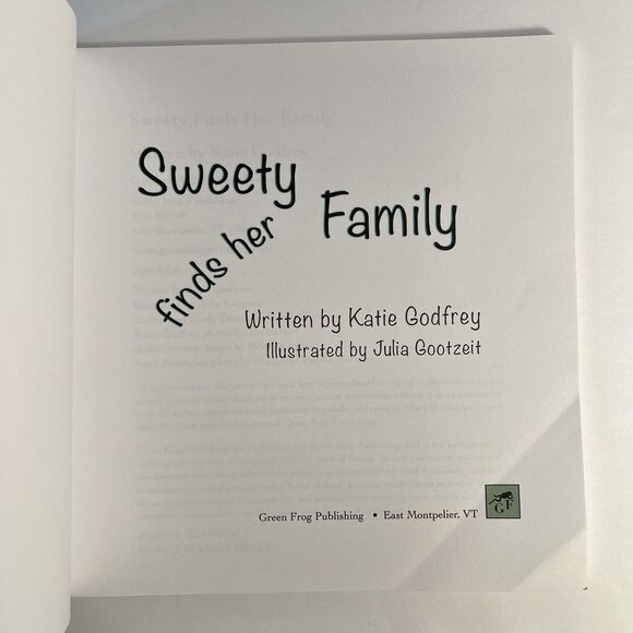 Sweety Finds Her Family by Katie Godfrey Paperback Childrens Storybook - Picture 2 of 6
